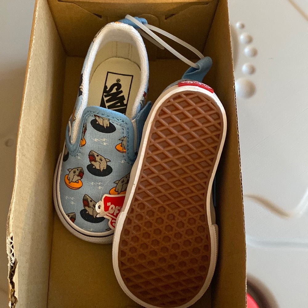 Shark print vans